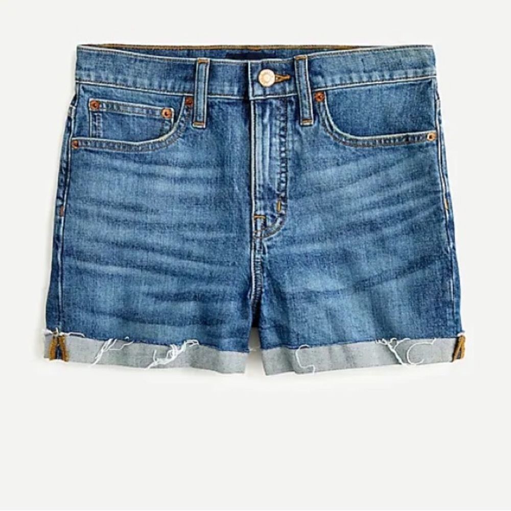 J. Crew Jeans High-rise denim short in faded indigo Size 24